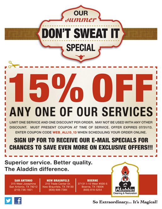 Aladdin Cleaning and Restoration San Antonio Carpet Cleaning Aladdin Cleaning and Restoration San Antonio Carpet Cleaning