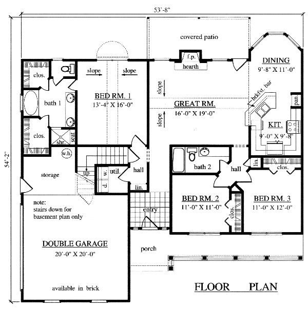 Country House Plan 79294 | Open house plans, Open house and Google ... Country House Plan 79294 | Open house plans, Open house and Google ...