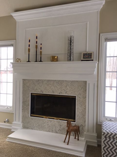 Best 25+ Fireplace refacing ideas on Pinterest | Reface brick fireplace Update brick fireplace and Brick fireplace makeover
