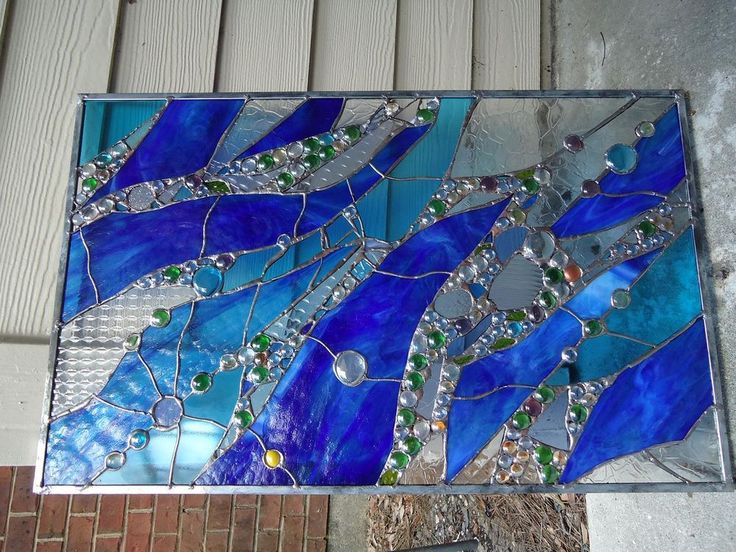 77 Best Stained Gl Images On Pinterest Panels Abstract Stained Gl Transom Panel Window Suncatcher Divider Nuggets Ooak