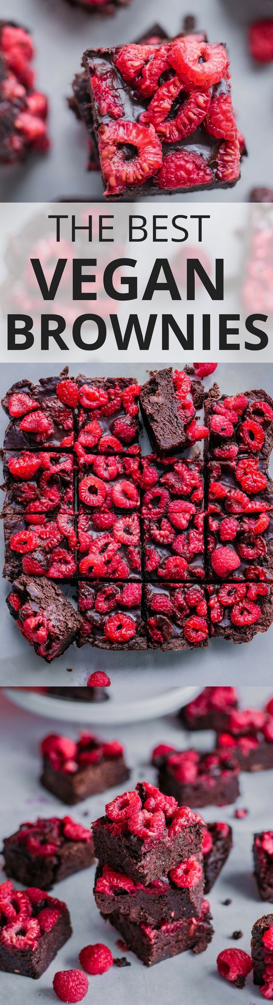 The BEST Vegan Brownies Ever! Chewy, rich and fudgy, these vegan brownies have e...