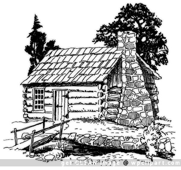 National Log Cabin Day | Camping coloring pages, Coloring pages
