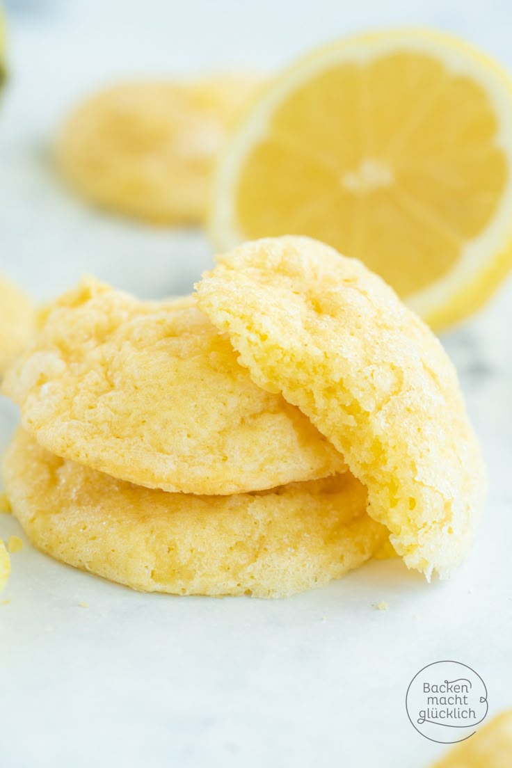 Saftige Zitronen Cookies