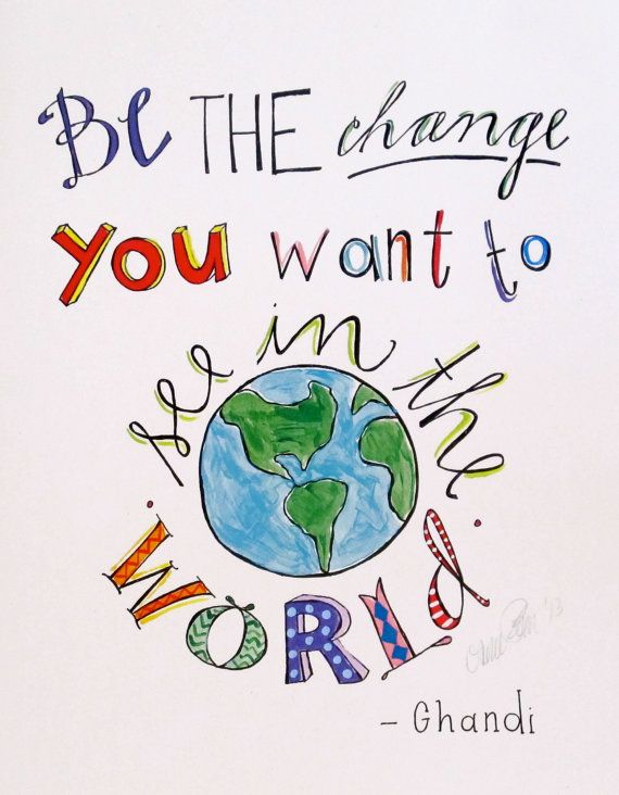 Image result for be the change you want to see in the world kids c;ipart