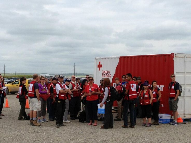 Red Cross outreach in High River. #abflood | High river, Red cross, Flood