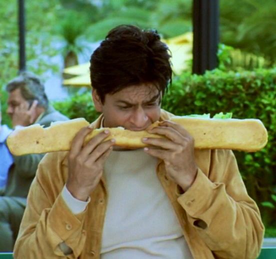 Image result for shahrukh khan eating