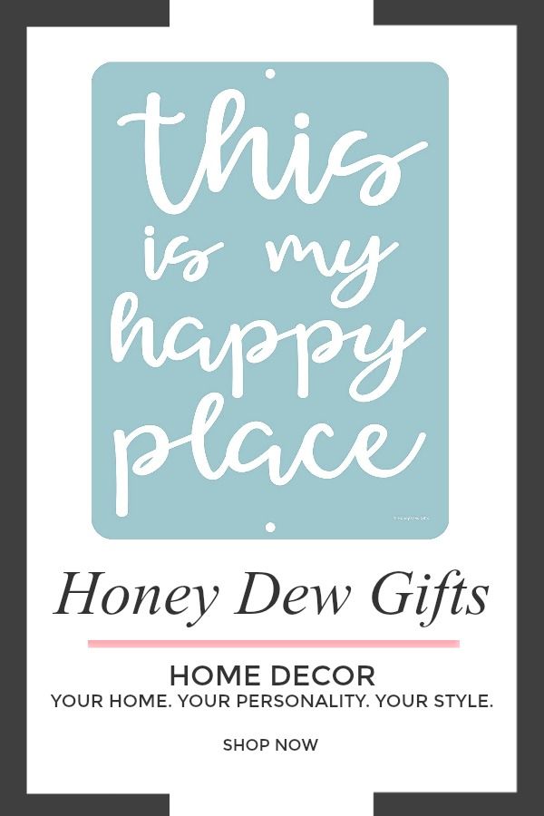 Honey Dew Gifts This is My Happy Place Made in The USA 9 x 12 inch Metal Aluminum Novelty Sign Decor Honey Dew Gifts This is My Happy Place Made in The USA 9 x 12 inch Metal Aluminum Novelty Sign Decor