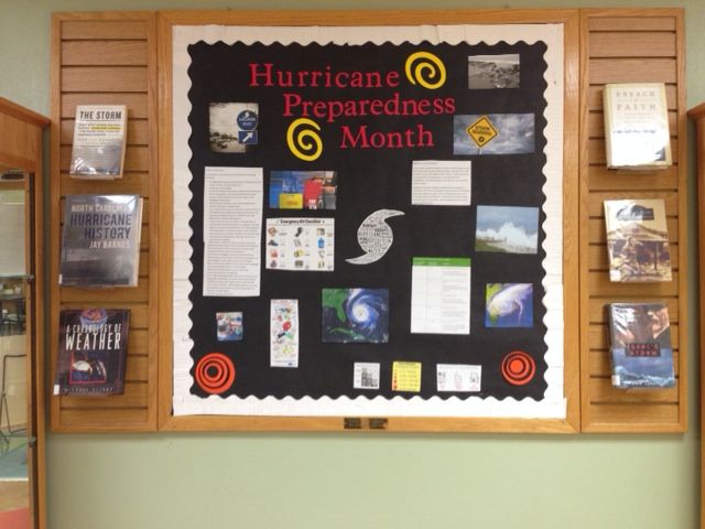 Hurricane Preparedness Month Bulletin Board 2014 Library Book hurricane-preparedness-month-bulletin-board-2014-library-book
