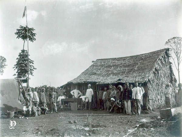 Chineezenbuurt Te Deli Toewa Bij Medan Sumatera 1920 1921