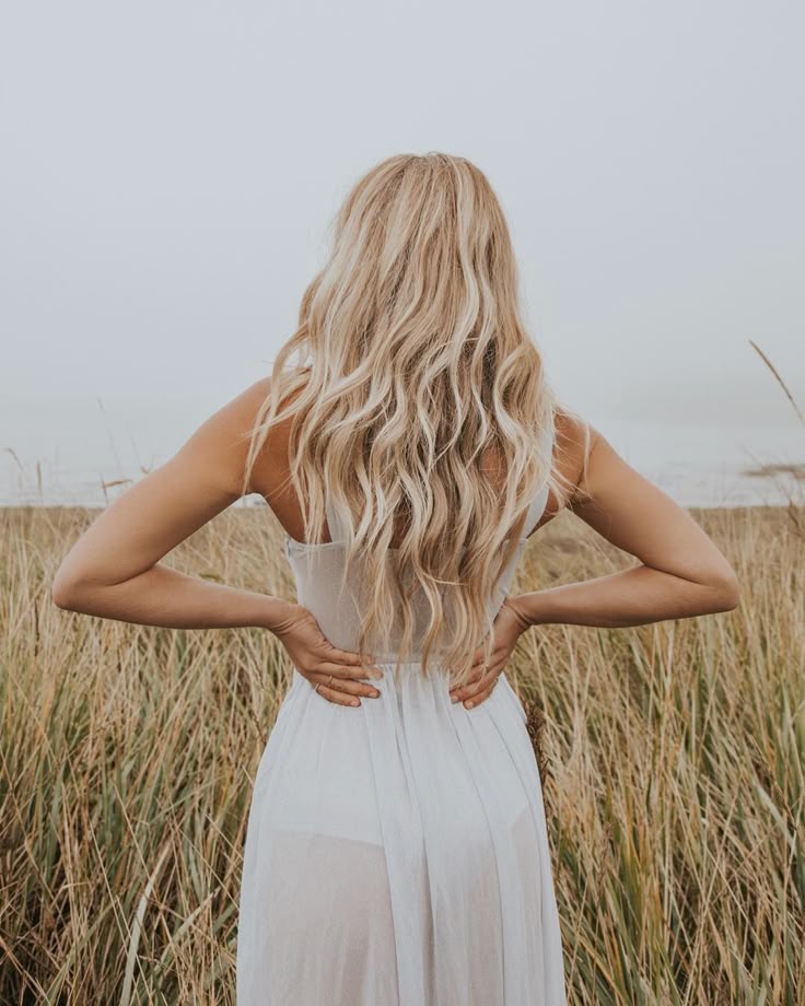Shower cute beach long hair