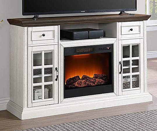 60 Fireplace tv stand decor, Big lots fireplace