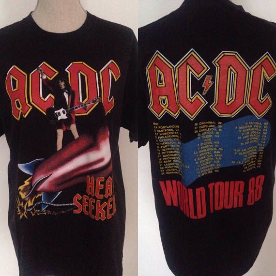 acdc 1988 tour shirt