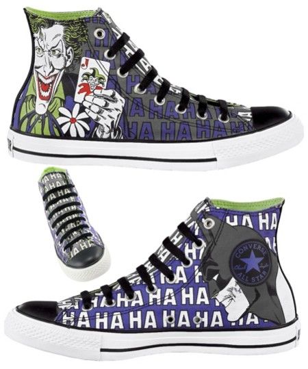This is a new series of Converse x DC Comics shoes, with five of ... This is a new series of Converse x DC Comics shoes, with five of ...