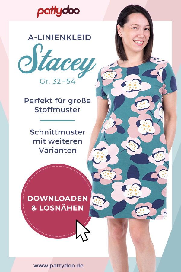 Schnittmuster Damenkleid Stacey >> A Linienkleid Schnittmuster Damenkleid Stacey >> A Linienkleid | PATTYDOO