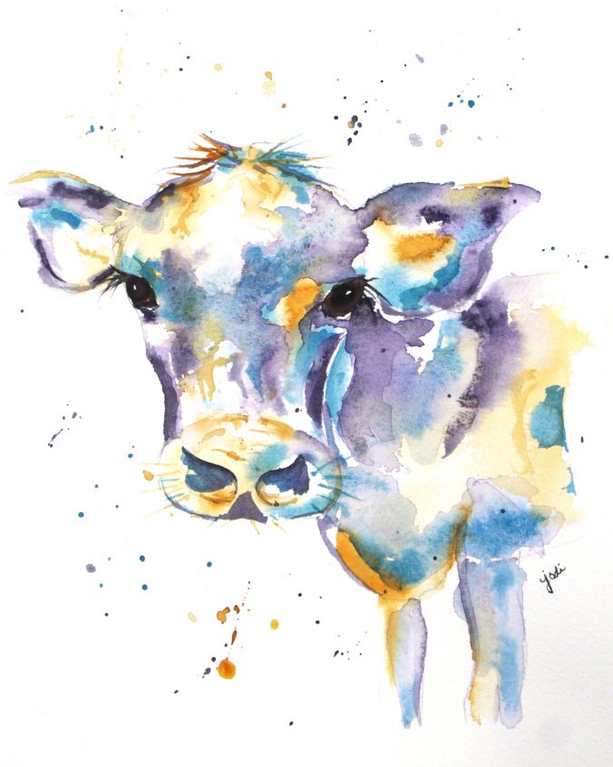 Hal The Colorful Cow Watercolor Art Painting Children S Book Silly Rhymes Creative Inspiration In Food P - Colorful Cow Painting Watercolor Hal The Colorful Cow Watercolor Art Painting Children S Book Silly Rhymes Creative Inspiration In Food P - Colorful Cow Painting Watercolor
