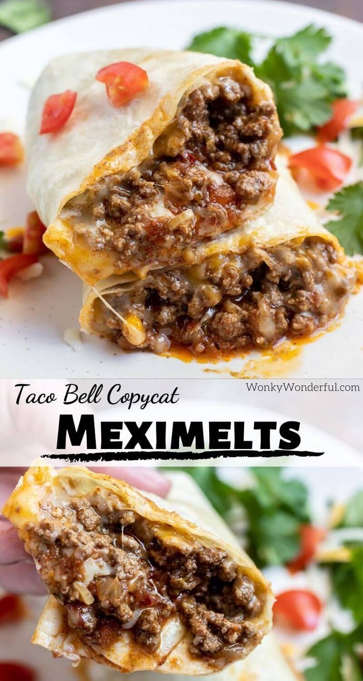 BEEF MEXIMELT RECIPE (Taco Bell Copycat) + WonkyWonderful BEEF MEXIMELT RECIPE (Taco Bell Copycat) + WonkyWonderful