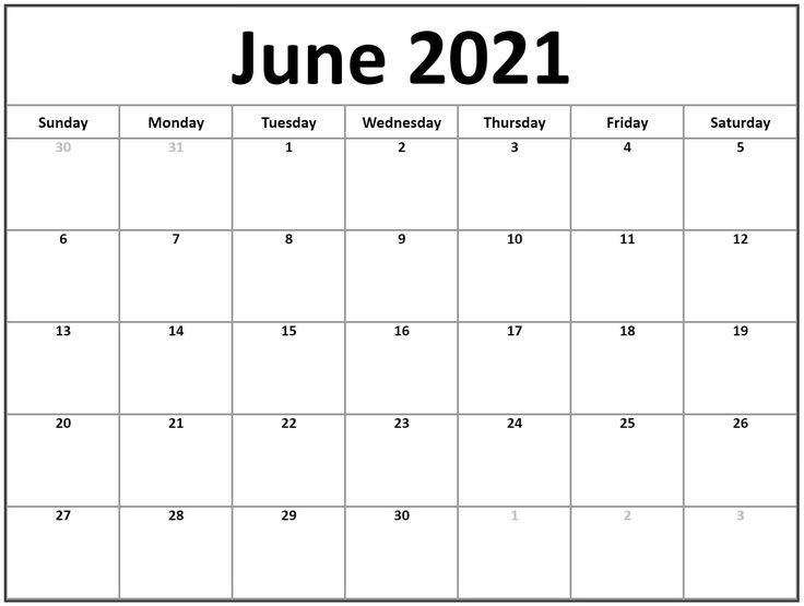 june calendar 2021 fillable template june calendar printable monthly calendar printable july calendar