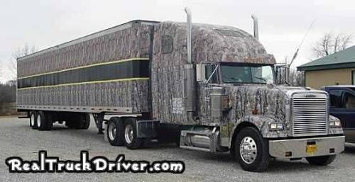 otr truck driver freightliner classic tractor trailer us otr truck