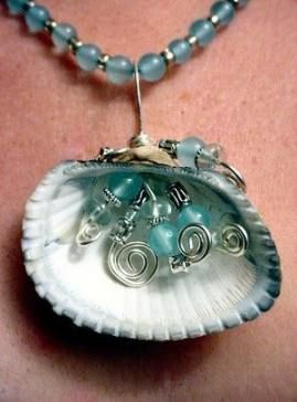 New jewerly making ideas with shells Ideas