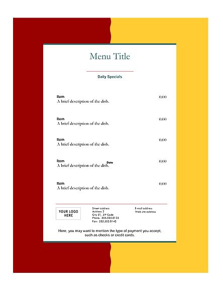The 25+ best Free menu templates ideas on Pinterest Menu - sample menu template The 25+ best Free menu templates ideas on Pinterest Menu - sample menu template