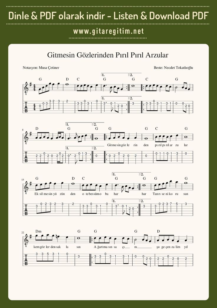 Gitmesin Gozlerinden Piril Piril Arzular Gitar Nota Tab Gitaregitim Net Notalara Dokulmus Muzik Gi Tar Arzu Gitmesin Gozlerinden Piril Piril Arzular Gitar Nota Tab Gitaregitim Net Notalara Dokulmus Muzik Gi Tar Arzu