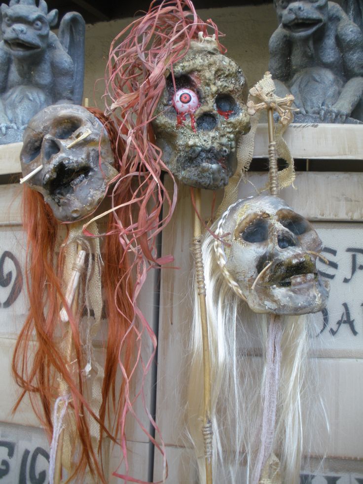 todays batch of voodoo skulls on bamboo stakes for voodoo swampwitch scenes gs burlap halloweenhalloween prophaunted halloweenhalloween - Cheap Halloween Props todays batch of voodoo skulls on bamboo stakes for voodoo swampwitch scenes gs burlap halloweenhalloween prophaunted halloweenhalloween - Cheap Halloween Props
