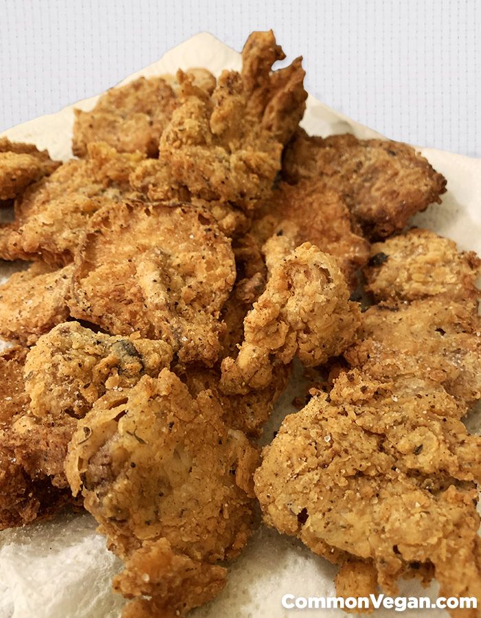 Buttermilk Fried Mushrooms Vegetarian Fried Chicken Recipe Fried Mushrooms Mushroom Recipes Fried Mushroom Recipes