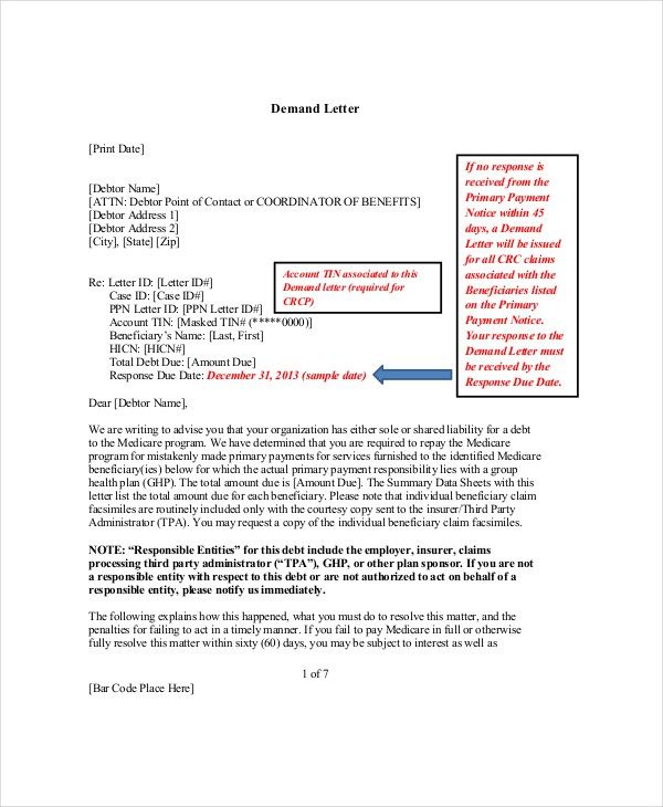 third debt collector letter