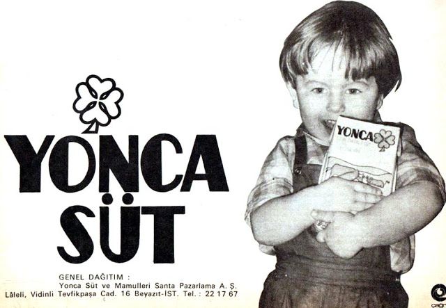 oguz topoglu yonca sut 1970 senesi nostaljik eski sut ve sut ur reklam pazarlama geziler