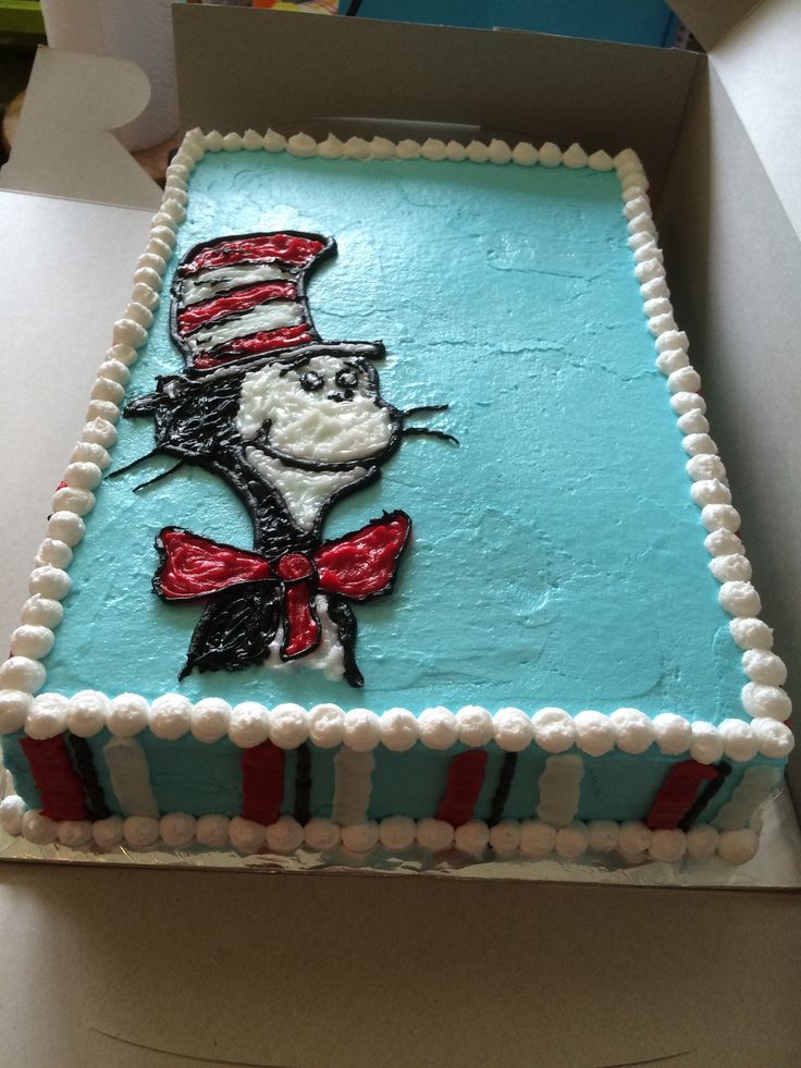 Dr Seuss Birthday Sheet Cake Dr Seuss Birthday Sheet Cake