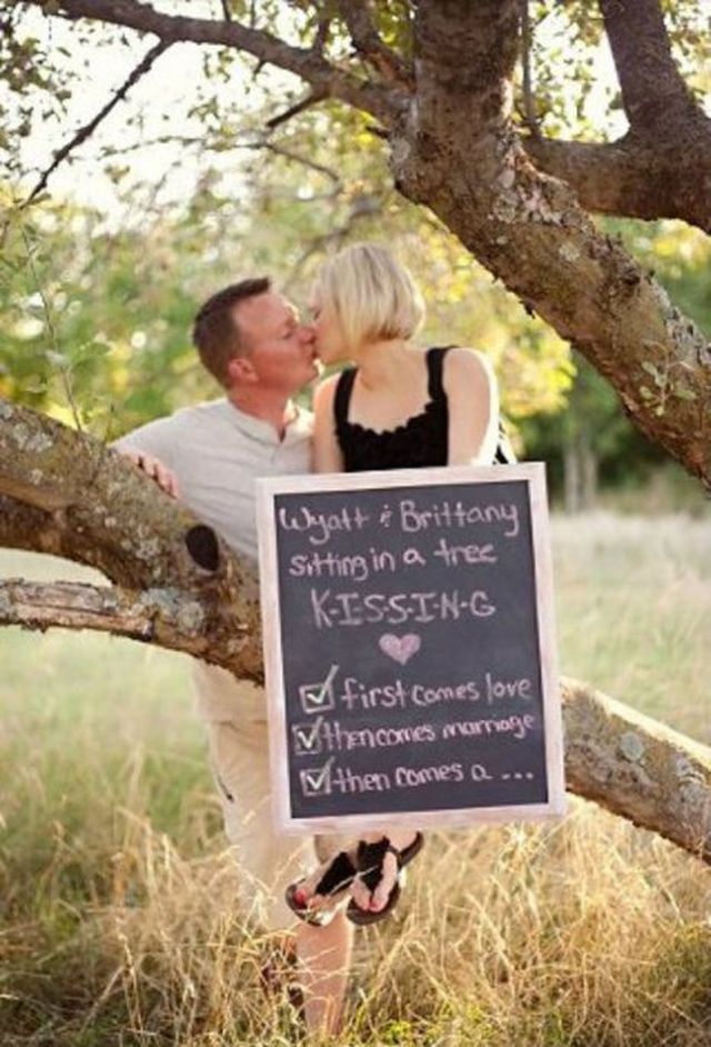 Wedding 23 creative ways to tell the world youre having a baby chalkboard short lace wedding dress summer beach wedding by lemonwed Wedding 23 creative ways to tell the world youre having a baby chalkboard short lace wedding dress summer beach wedding by lemonwed