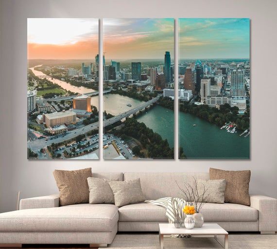 Austin Canvas Austin Poster Austin Print Austin Art Texas