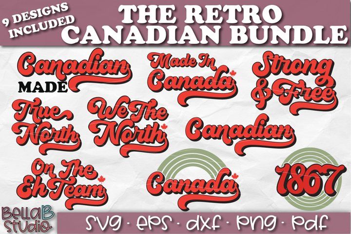 Download Canadian Svg Bundle Retro Canada Svg Bundle 600151 Svgs Design Bundles Retro Svg Design