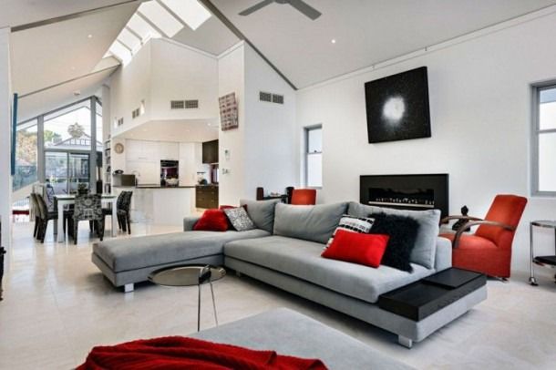 Living Room Designs The Beautiful Design Of Red And Black Living Room Decor Co Small Living Room Design Small Apartment Living Room Living Room Design Modern