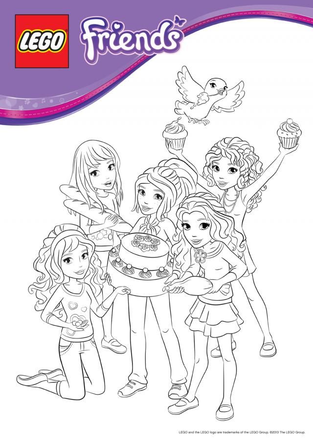 Download Lego friends képek és kifestők | Lego friends birthday party, Lego friends, Lego friends birthday