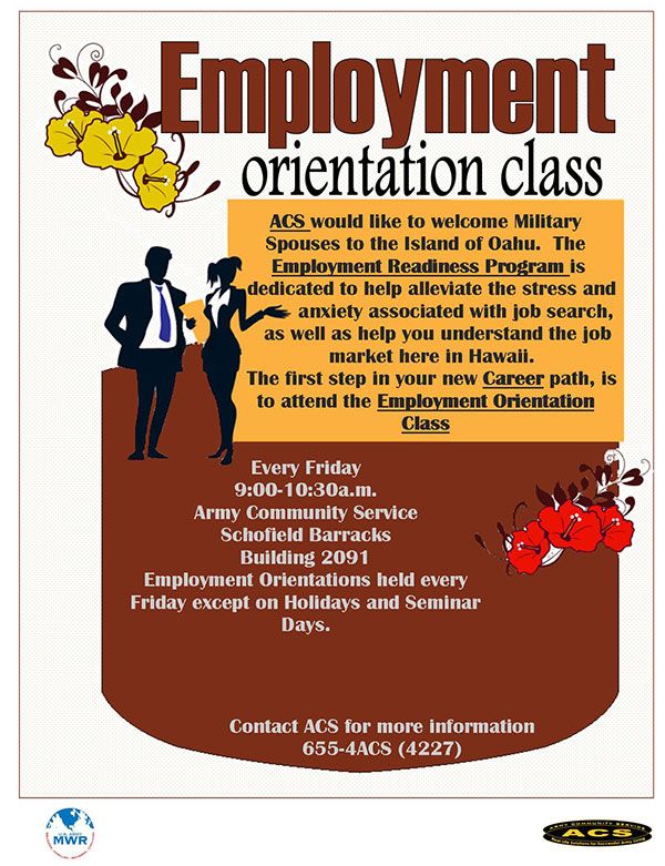 employment orientation class i need a job pinterest need a job flyers