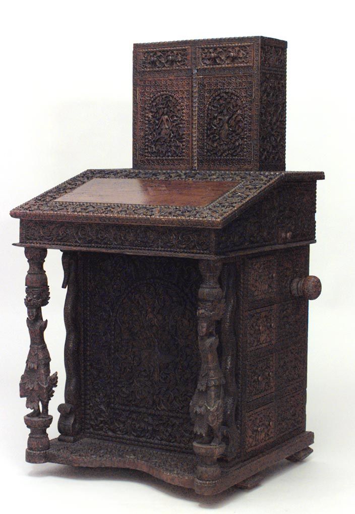 Best of Old asian burmese table table Old asian burmese