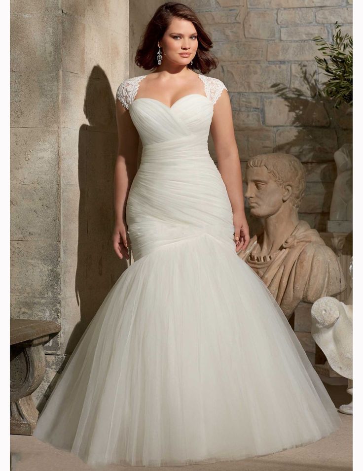 Plus Size Wedding Dresses f22ee9cc262fd7a6eaa8d2bbda5dd14c lace applique bridal gowns - Plus Size Wedding Dresses