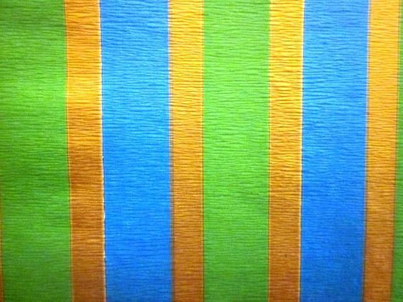 Vintage Wrapping Paper - Statement Stripes - Oversized Full Sheet Gift Wrap - Ar...
