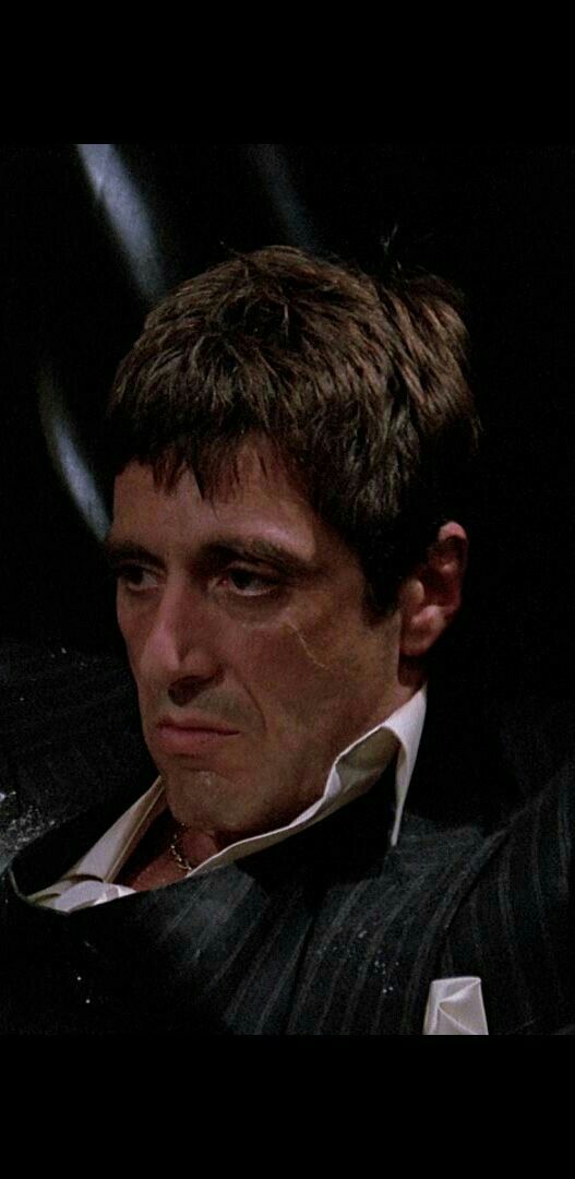 "Say Hello to the Bad Guy" Al Pacino as Tony Montana in "Scarface" by