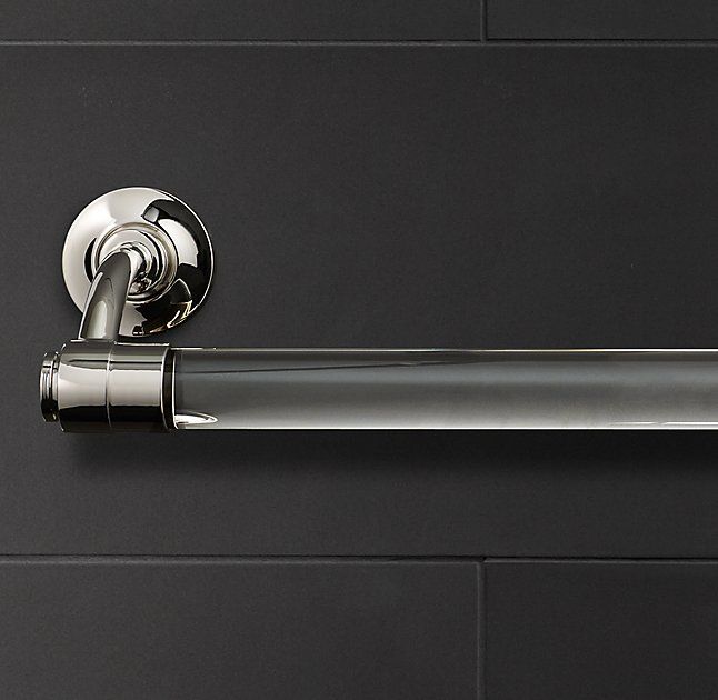 31 Best Bathroom Images On Pinterest Bathrooms Cabinet Hardware Restoration Hardware Grafton Towel Bar For Master Bath It Also Comes In Diffe Lengths A Double Toilet Holder Etc
