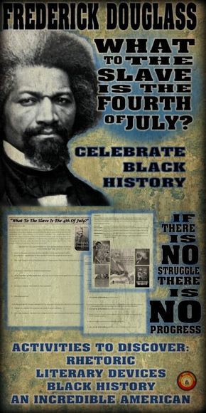 frederick douglass fourth of july speech analysis and activities