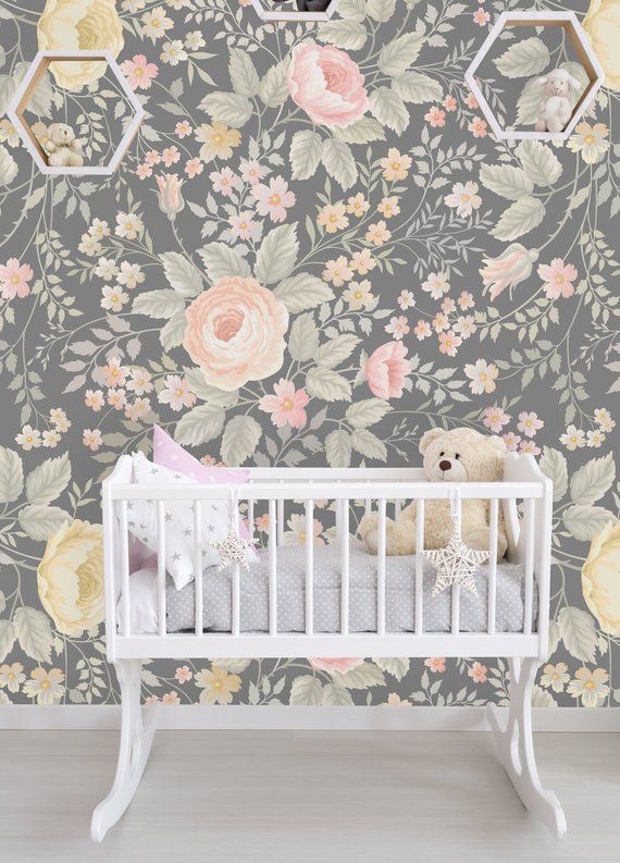 Geometric Scandinavian Nursery Removable Wallpaper Modern Etsy Kids Room Design Removable Wallpaper Nursery Kid Room Decor
