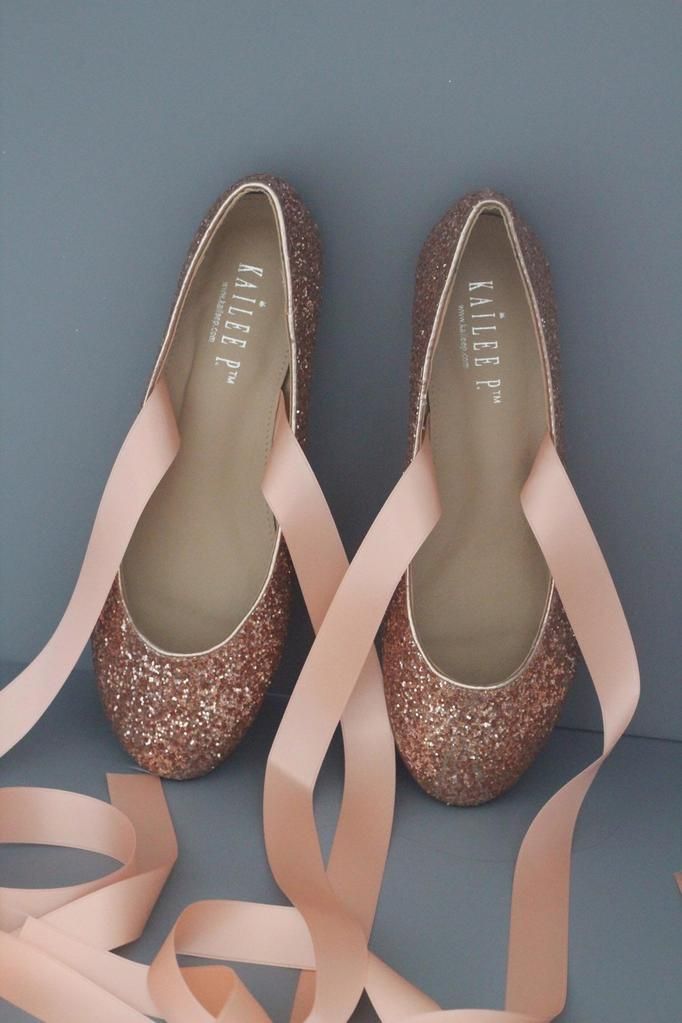 girls gold ballerina shoes