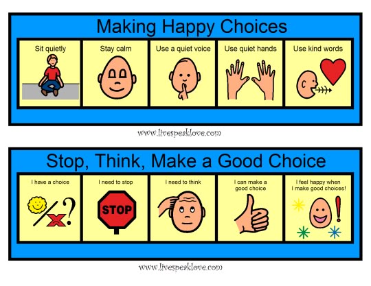 29 best visuals in the classroom images on pinterest autism visual behavior charts