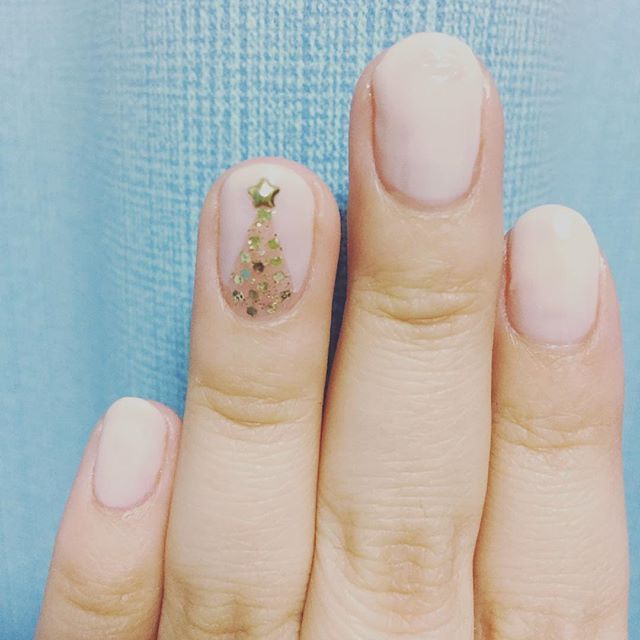 2016/12/25 シンプルクリスマスネイル💅 ネイルネイルアートセルフ
