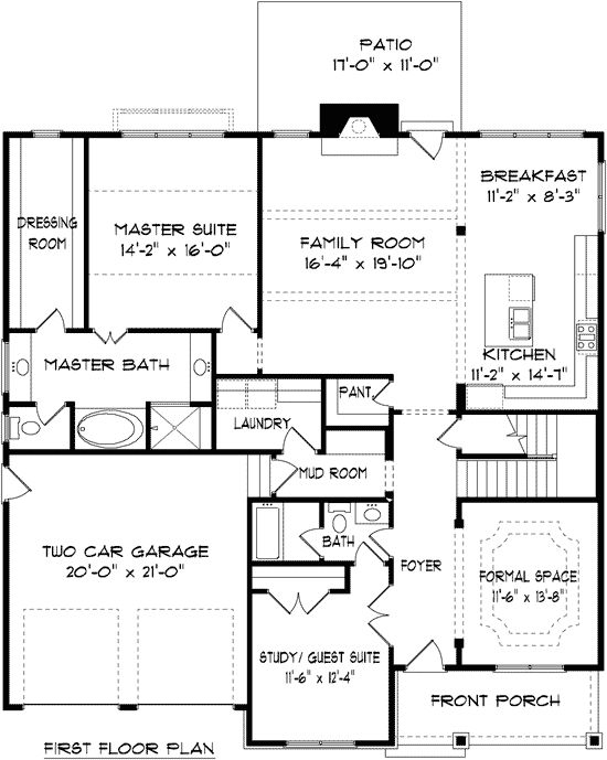 Lovely House Plans With Two Family Rooms Part - 8: Plan 93044EL: Flexible Two Story House Plan Lovely House Plans With Two Family Rooms Part - 8: Plan 93044EL: Flexible Two Story House Plan
