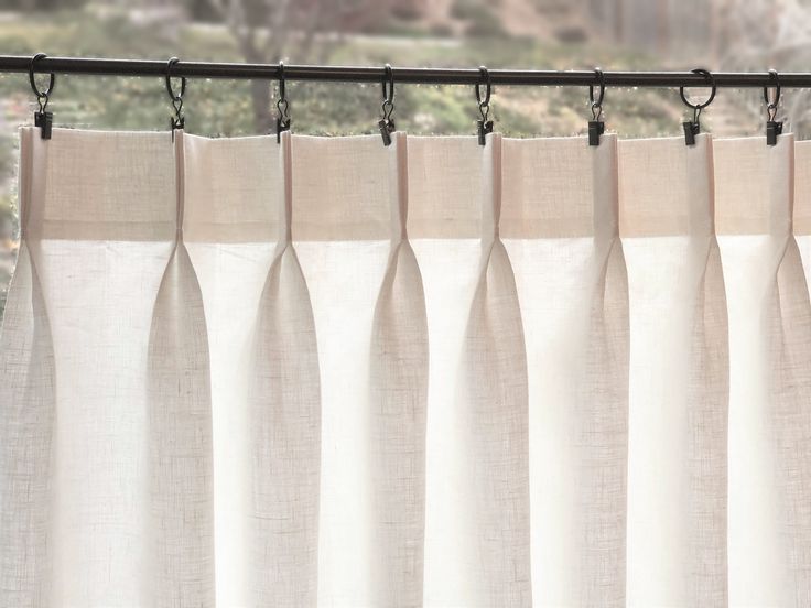 Lined Off White Double Pleated Cafe Curtains 100 Semi Sheer Cafe Curtains, Do Semi Sheer Curtains Provide Privacy At Night