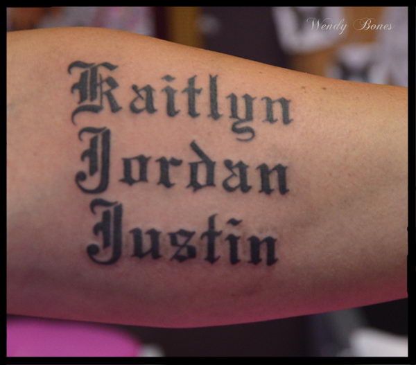 font styles for tattoos