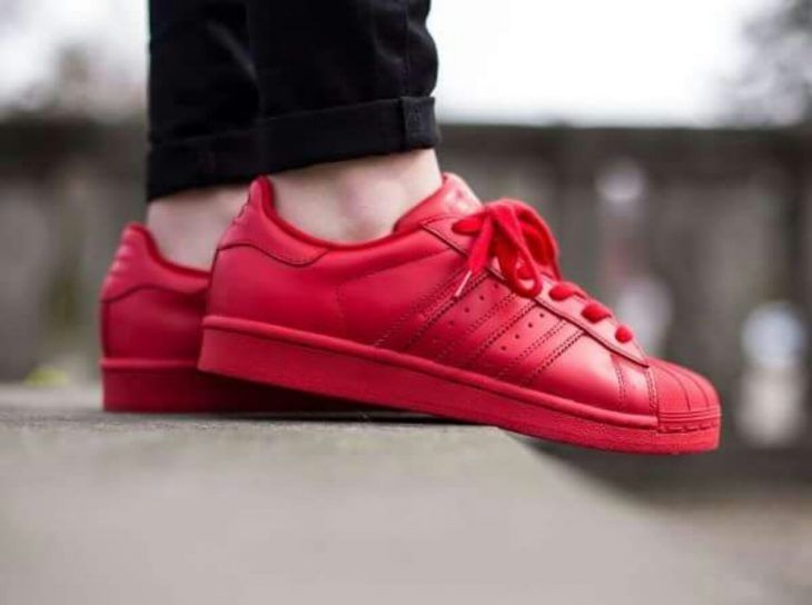 adidas superstar rojos